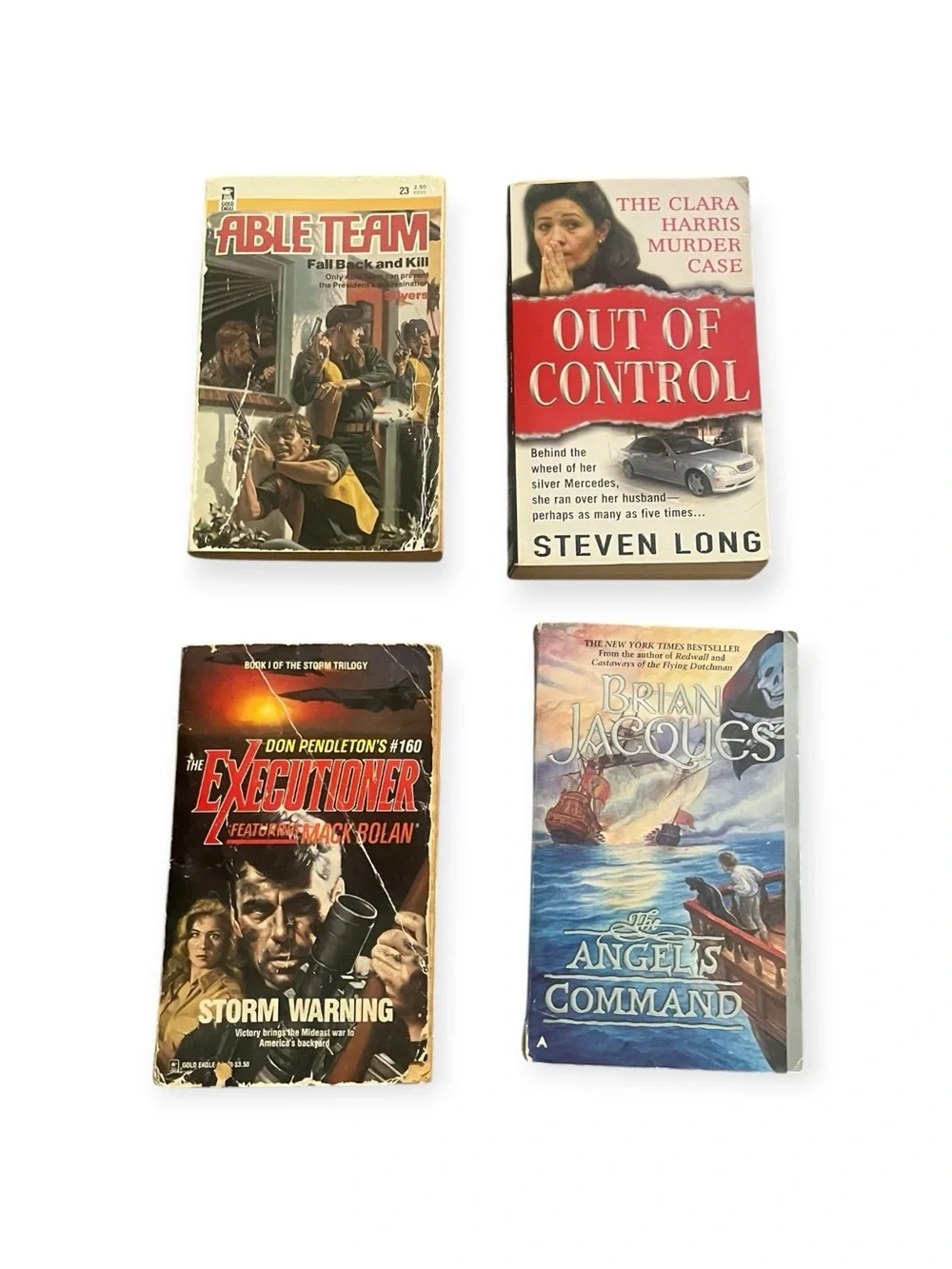 FREE WITH ANY PURCHASE => Value Assorted Paperback Novel Set of 4 Multicolor